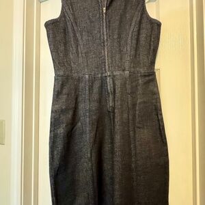Dark denim dress